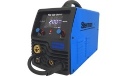 Inverter welder Sherman MIG 200 SMART (machine + gas cylinder CO2 5L + gas reducer + wire + other)