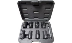 Bolt extractor socket set 10pcs, 1/2" Dr.