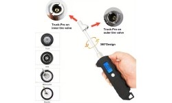Tire pressure gauge digital extended