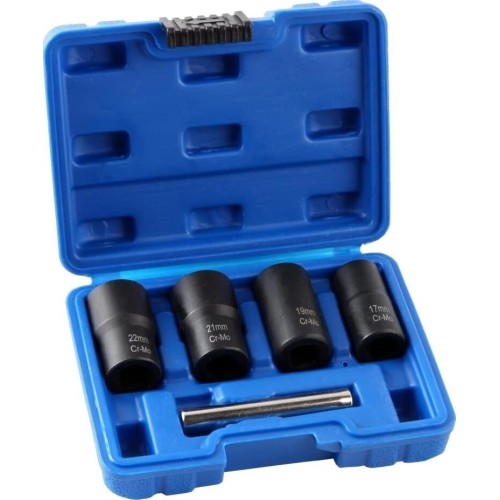 Twist locking wheel nut removal set 5pcs