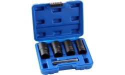 Twist locking wheel nut removal set 5pcs