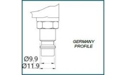 Air quick coupler M - 12mm
