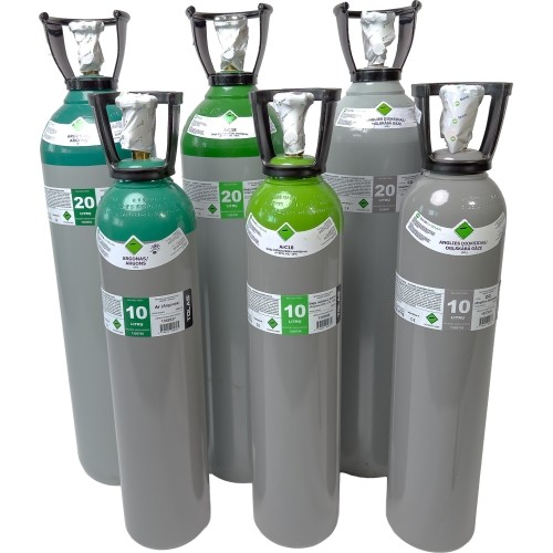 Gas cylinder (EURO PH 300 BAR) (MIX ArC18) (filled with Gaschema gas) - 10