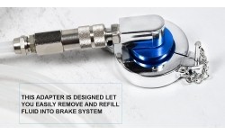 Brake bleeder and filler adapter for Toyota and Lexus 43mm