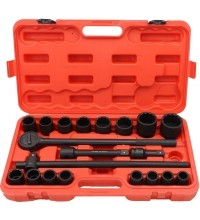 3/4" Smūginių galvučių rinkinys 21vnt. (21-50mm) 12-kampės