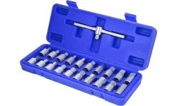 Oil drain plug key set, 21pcs