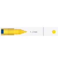 Markeris, pramoninis 1-2mm 3ml -  Geltona 