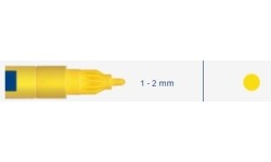 Markeris, pramoninis 1-2mm 3ml -  Geltona 