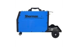 Inverter welder DUALMIG 210 S4 with wheels and cylinder shelf