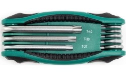 Foldup TORX set 8pcs. (TT9-T40) with hole