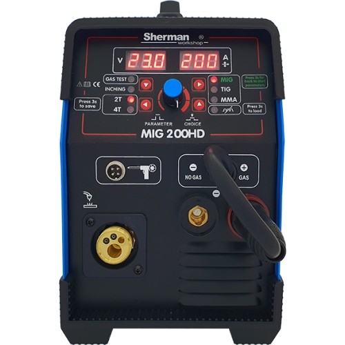 Sherman MIG 200HD synchronous inverter welder