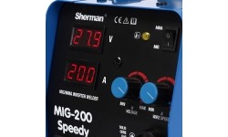 Inverterinis suvirinimo aparatas Sherman MIG 200 Speedy