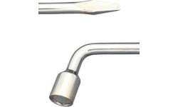 L-tipo rato raktas su atsuktuvu - 19mm, L350mm
