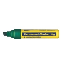 Markeris, permanentinis, kirstas 4-12mm, 1vnt -  Žalia 