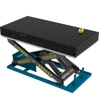 Suvirinimo stalas PLUS 1500 × 1000 mm su hidrauline kėlimo sistema - 2000x1000mm
