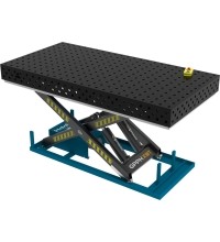Suvirinimo stalas PLUS 1500 × 1000 mm su hidrauline kėlimo sistema - 2400x1200mm