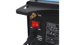 Inverter welder DUALMIG 210 S4 with wheels and cylinder shelf
