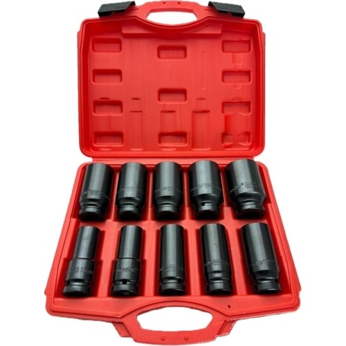 3/4" Dr. Deep impact socket set 10pcs (19-41mm)