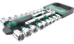 Galvučių rinkinys 3/8'' 20vnt.