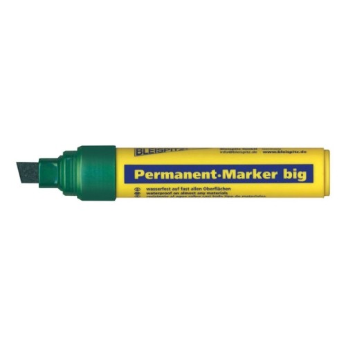 Markeris, permanentinis, kirstas 4-12mm, 1vnt -  Žalia 