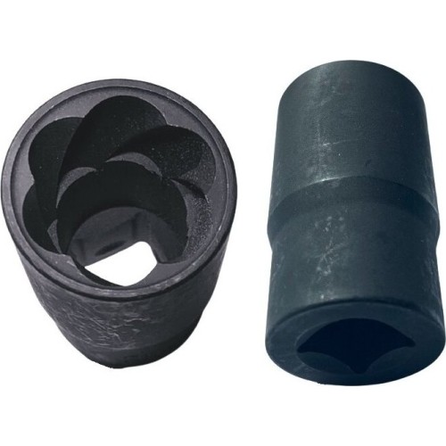 Twist locking wheel socket 1/2" Dr. - 17mm