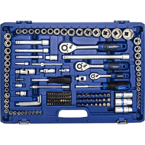1/4" + 3/8" + 1/2" Dr. Socket wrench set 218pcs.