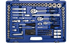 1/4" + 3/8" + 1/2" Galvučių ir raktų rinkinys 218vnt.