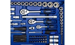 1/4" + 3/8" + 1/2" Dr. Socket wrench set 218pcs.