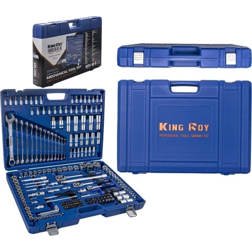 1/4" + 3/8" + 1/2" Dr. Socket wrench set 218pcs.