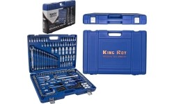 1/4" + 3/8" + 1/2" Galvučių ir raktų rinkinys 218vnt.