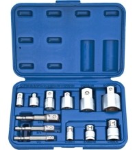 1/4" + 3/8" + 1/2" + 3/4" Adapterių rinkinys 12vnt.