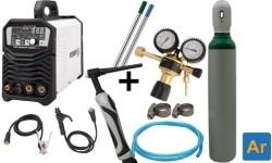 SUPER OFFER! Welding maschine FORBY® TIG 200MX AC/DC + Ar cylinder 8l with accessories