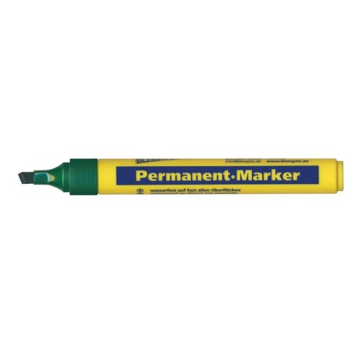 Markeris, permanentinis, kirstas 1-5mm, 1vnt -  Žalia 