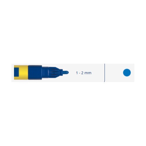 Bleispitz Industrial paint markers - fine 1-2mm 3ml -  Mėlyna 