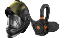 Welder's helmet FORBY® E9 with PAPR air filtration system