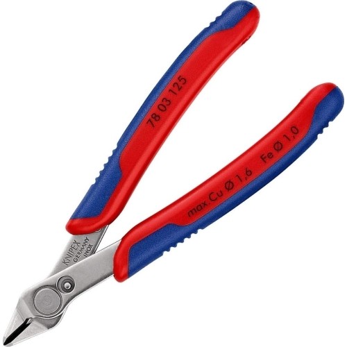 Precizinės elektronikos kirpimo replės 125mm KNIPEX