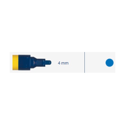 Markeris, pramoninis 4mm, 8ml, 1vnt -  Mėlyna 