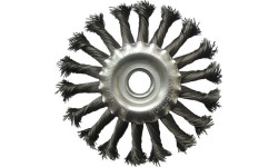 Twisted knot wheel brush  125 x 22.2mm