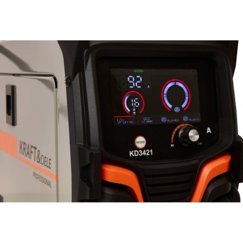 Inverterinis suvirinimo aparatas KD 220 TIG LIFT / MMA / MIG flux (suvirinimui be dujų)