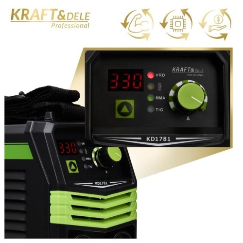 Suvirinimo aparatas KD 330 MMA / TIG LIFT (VRD, 230V)