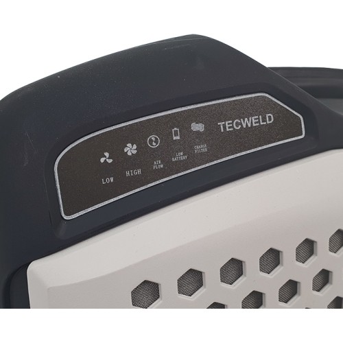 Suvirintojo skydelis Sherman-profi V4, TRUE COLOR, savaime tamsėjantis, su PAPR oro tiekimo sistema