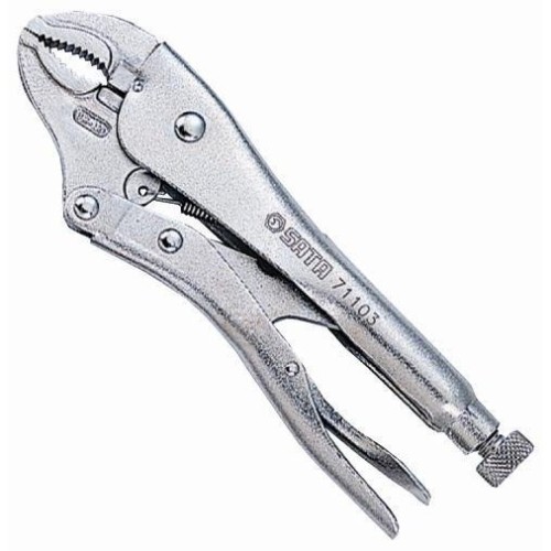 Suspaudimo replės 250mm 71103 (išlenktos)