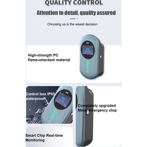 EV charger 22kW 32A TYPE2 WiFi BT