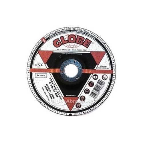 Pjovimo diskas Globe 125x22.2, juodam metalui - 6.0mm