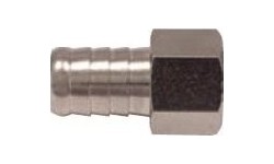 Adapter from internal thread - 1/4" - 10mm