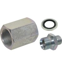 Universal joint for hydraulic equipment 3/8"-1/4"