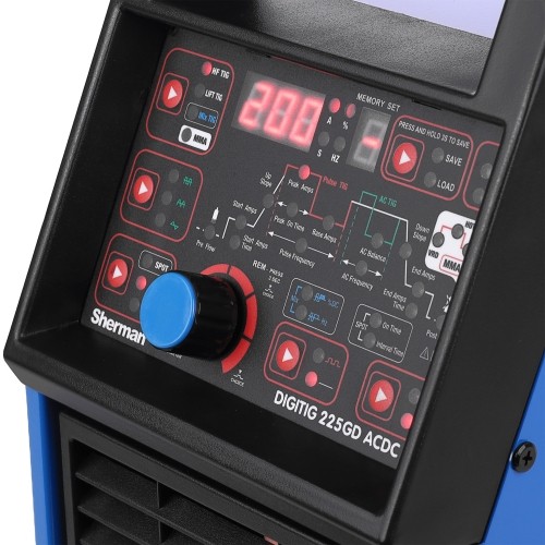 Inverterinis suvirinimo aparatas DIGITIG 225GD AC/DC MIX