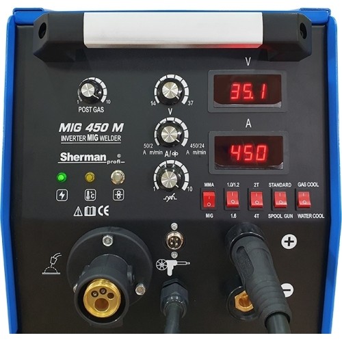 Inverterinis suvirinimo aparatas Sherman MIG 450M/4R