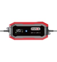 Battery charger LCD 12/24V 10A 240Ah