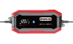 Battery charger LCD 12/24V 10A 240Ah